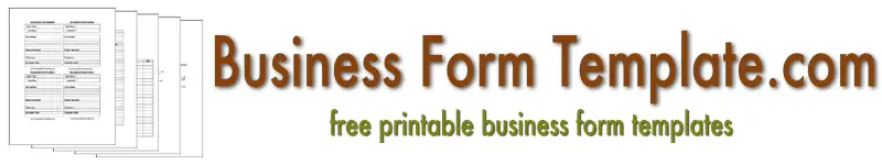Printable Business Form Templates