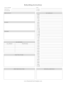 Babysitting Instructions Business Form Template