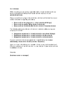 Vendor Performance Warning Letter Business Form Template